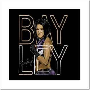 Bayley Name Outline Posters and Art